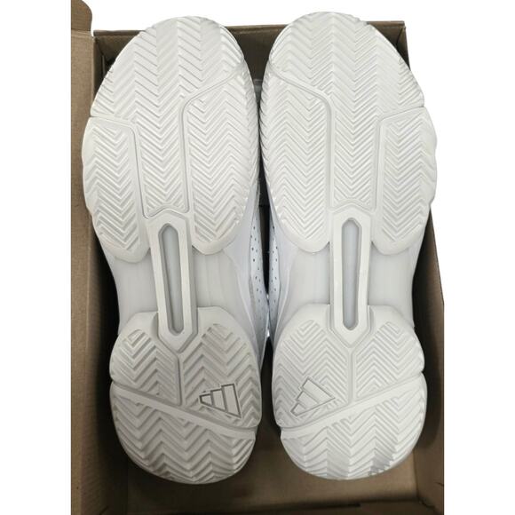 Adidas CourtJam Control 3 Premium Men\'s Size 10 (Women\'s 11) Triple White JI4235